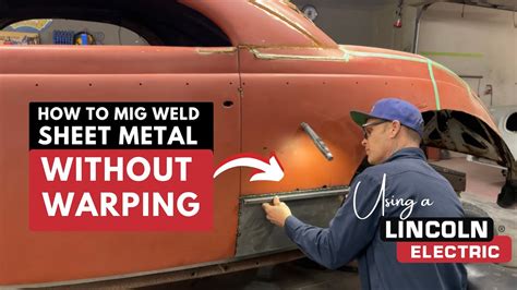 how to mig weld sheet metal without warping|mig welding sheet metal basics.